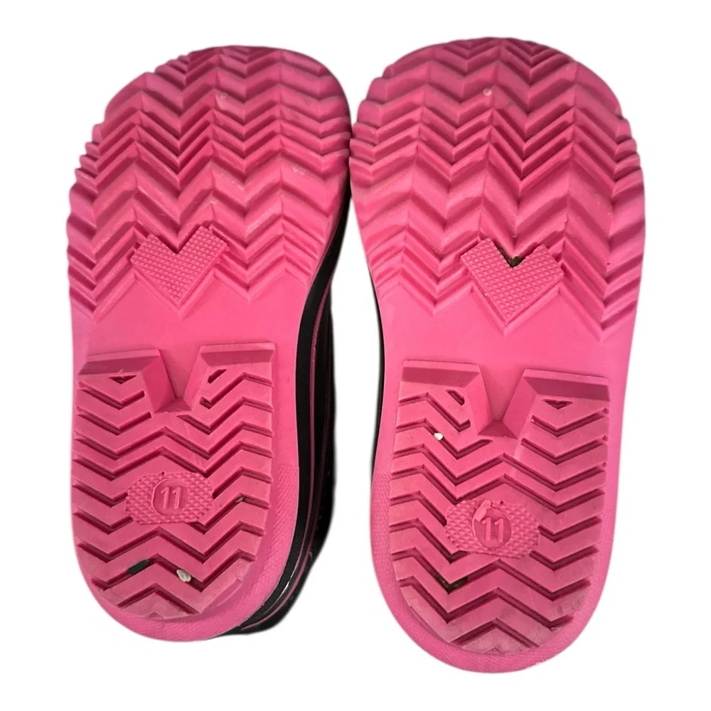 Tamarack Winter Boots | Little Kid Size 11 | Hot Pink and Black